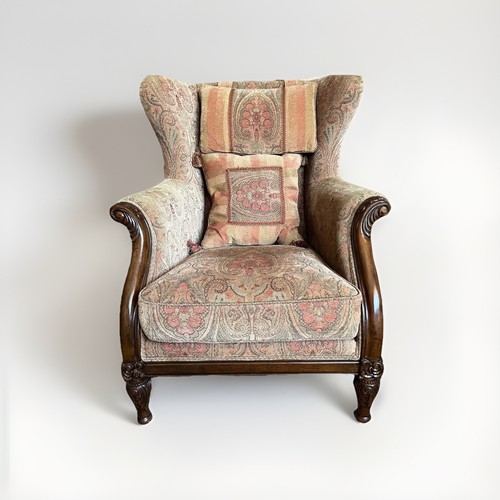 Two sofa chairs with solid - sofa,