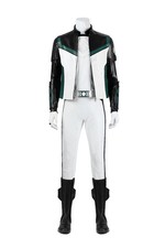 superman Green Lantern Outfits Suit Halloween Cosplay Costume + Shoes