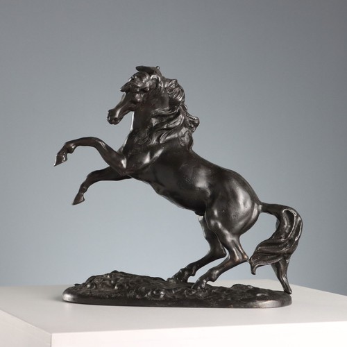 Antique sculpture prancing - antique,