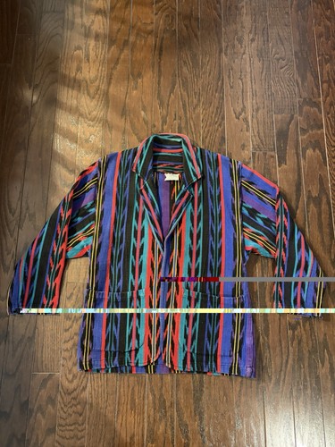 Vintage 70s 80s aztec jacket - aztec,