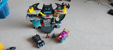 Imaginext Batman Bat Cave Playset Bundle - Joker, Robin, batmobile, tank