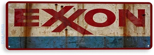 Exxon sign oil - oil,, gas