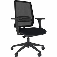 Energi-24 AX100 Ergonomic Office Computer Desk Swivel Chair Black Mesh Fabric