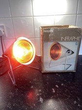 Philips Infraphil Vintage Health Lamp Heat Light Therapy Infrared Red HP-3608