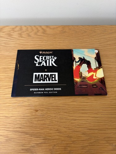 Mtg secret lair - secret, spider-man