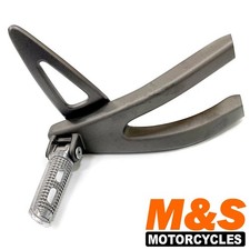 Buell 1125R RH Pillion Footrest Hanger, Peg & Heel Plate | Genuine N0055.2AD