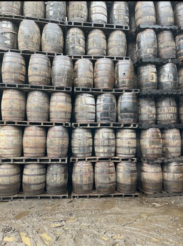 Whiskey barrels - whiskey,