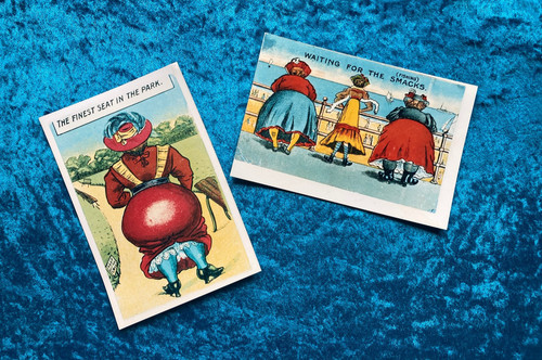 Humorous risque fat ladies - 2,