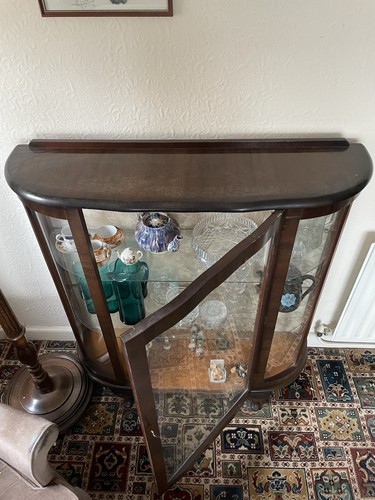 Vintage bow front display - bow-front,
