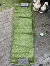 artificial grass offcuts x2 long strips 