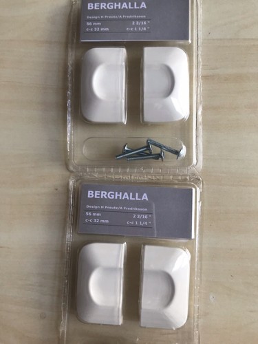 Ikea berghalla handles white - berghalla,