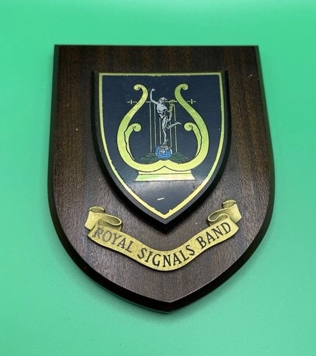 Royal signals band wall plaque - wall,