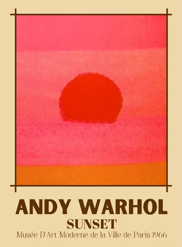 Sunset andy warhol - by,