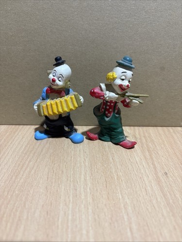Vintage ceramic clowns musical - clowns,