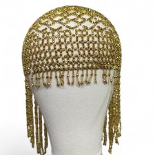 1920s beaded cap flapper era