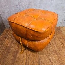 Vintage Square Tan Leather