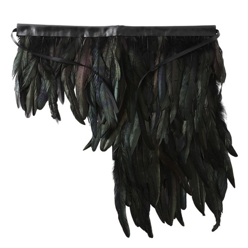 Feather shrug shawl poncho - feather,