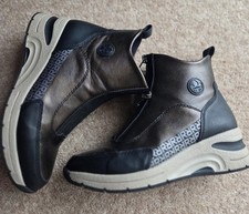 Rieker Wedge Heel Front Zip