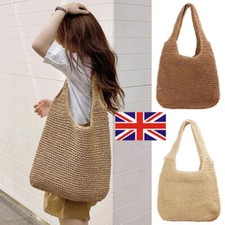 Women Woven Straw Shoulder Bag