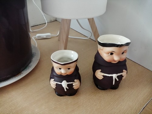 Goebel monk milk jugs small - goebel,
