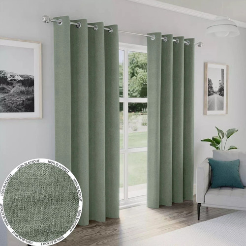 Thick blackout curtains eyelet - thick,