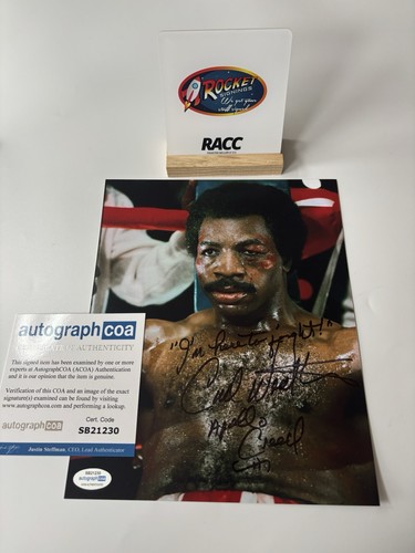 Carl weathers person - in-person, signed