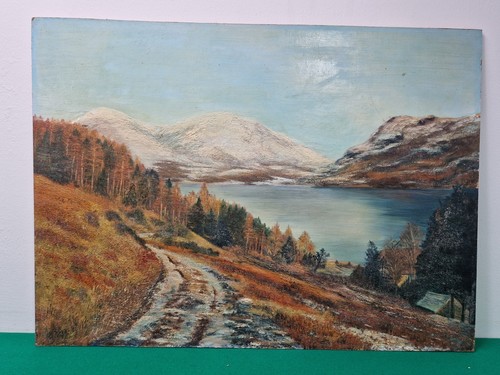 Large unframed mountain - large,
