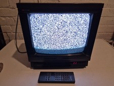 Retro Matsui 14-inch TV 1481B CRT Black TV With Remote