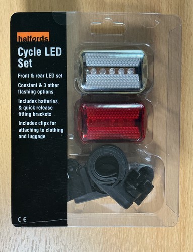Halfords cycle led set front - halfords,