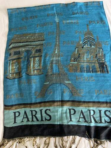 Paris eiffel tower - tower, shawl