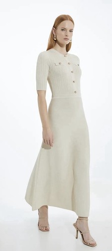 Karen millen natural rib knit - ,