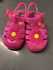 Infants,￼ GIRLS FLAT SUMMER BEACH JELLY Shoes  Size 7