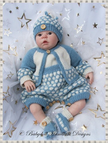 Reborn doll baby knitting - baby,