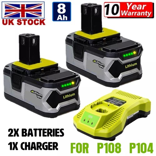 Battery charger 18v 8 0ah - battery,