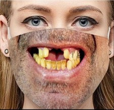 Funny Smile Face Mask 6 Pieces