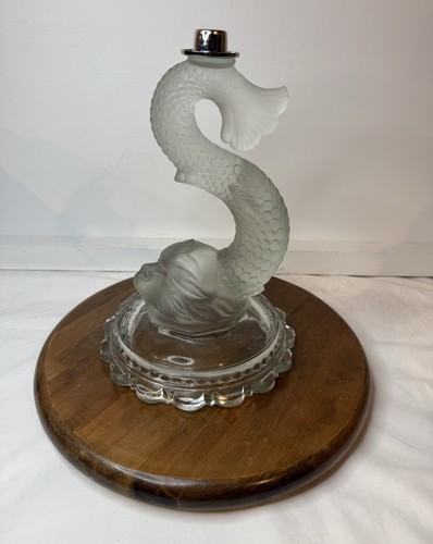 Vintage frosted pressed glass - pressed,