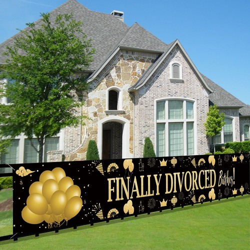 Finally divorced banner - finally,