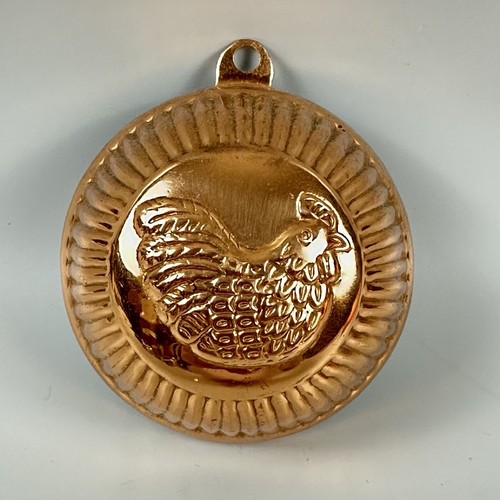 Vintage copper hen - vintage,
