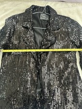 Black women  sequin blazer
