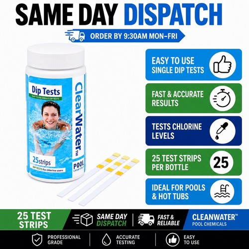 Clearwater test strips - test,