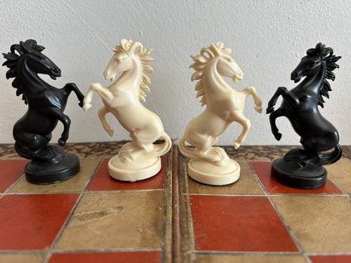 Vintage chess set - set, box.