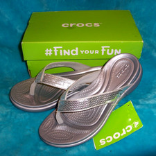 CROCS Capri V Silver Sequin