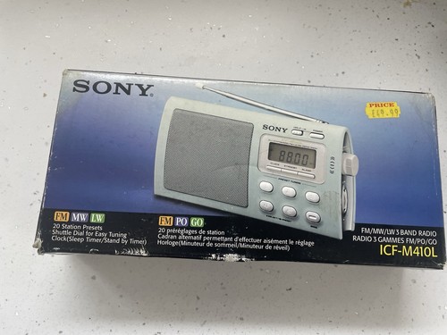 Sony icf m410l - 3, portable