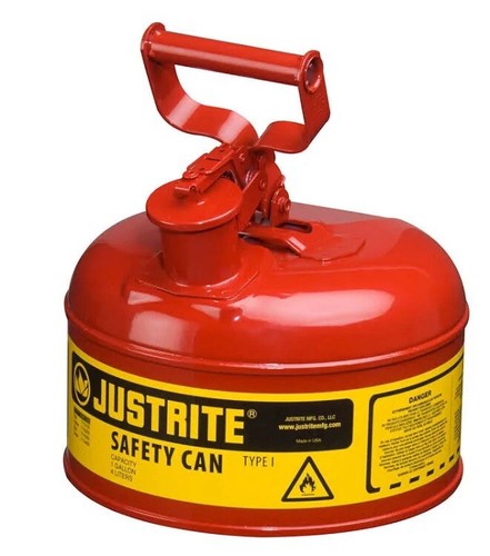 Justrite red metal safety - justrite,