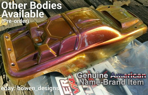 Custom painted body - painted, rustler