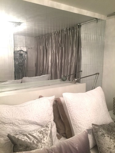 Real glass mirror - glass, tiles