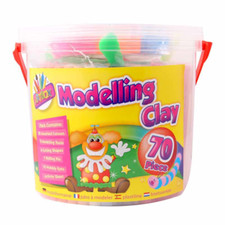 70pcs colours modelling clay - colours,