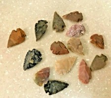 Flint arrow heads Hand Knapped Flint neolithic style arrow heads NEW