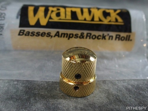 Warwick gold knob - warwick, for
