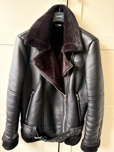 Aviator black faux - aviator,